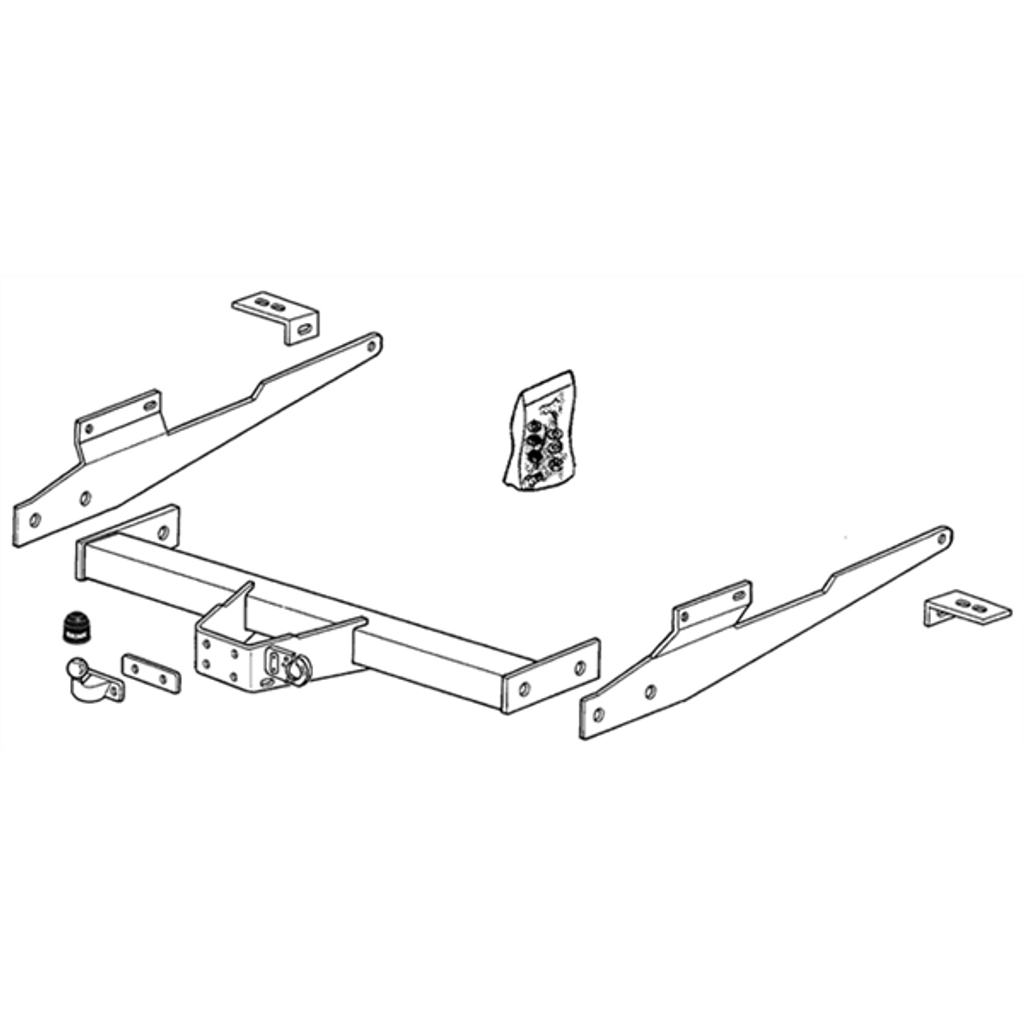 Brink European Style Towbar & Universal Wiring for Renault Master (10/2003 - 03/2010)