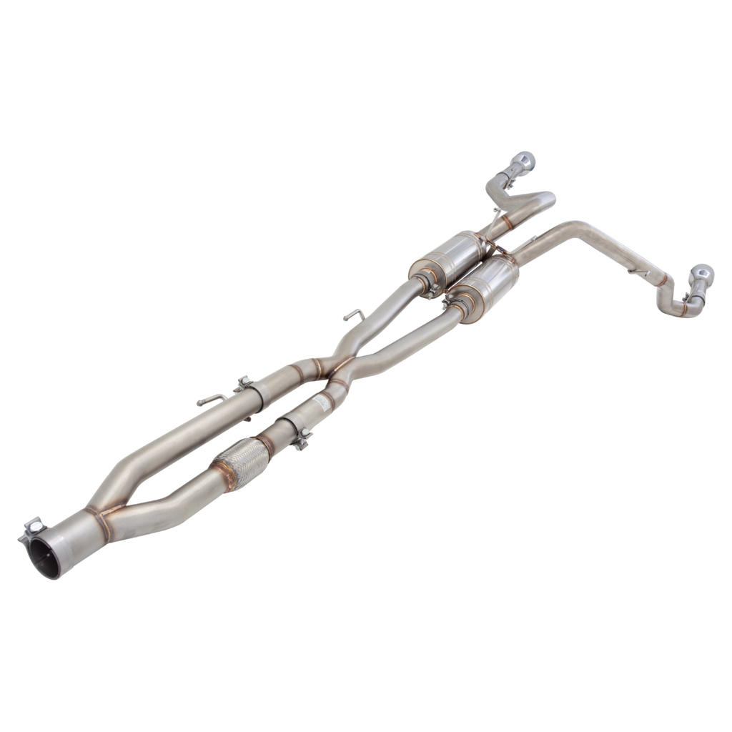 Xforce Cat Back Exhaust for Dodge Ram 1500 DS 5.7L Hemi Twin 2.5″ to Twin 3″ Stainless Steel System