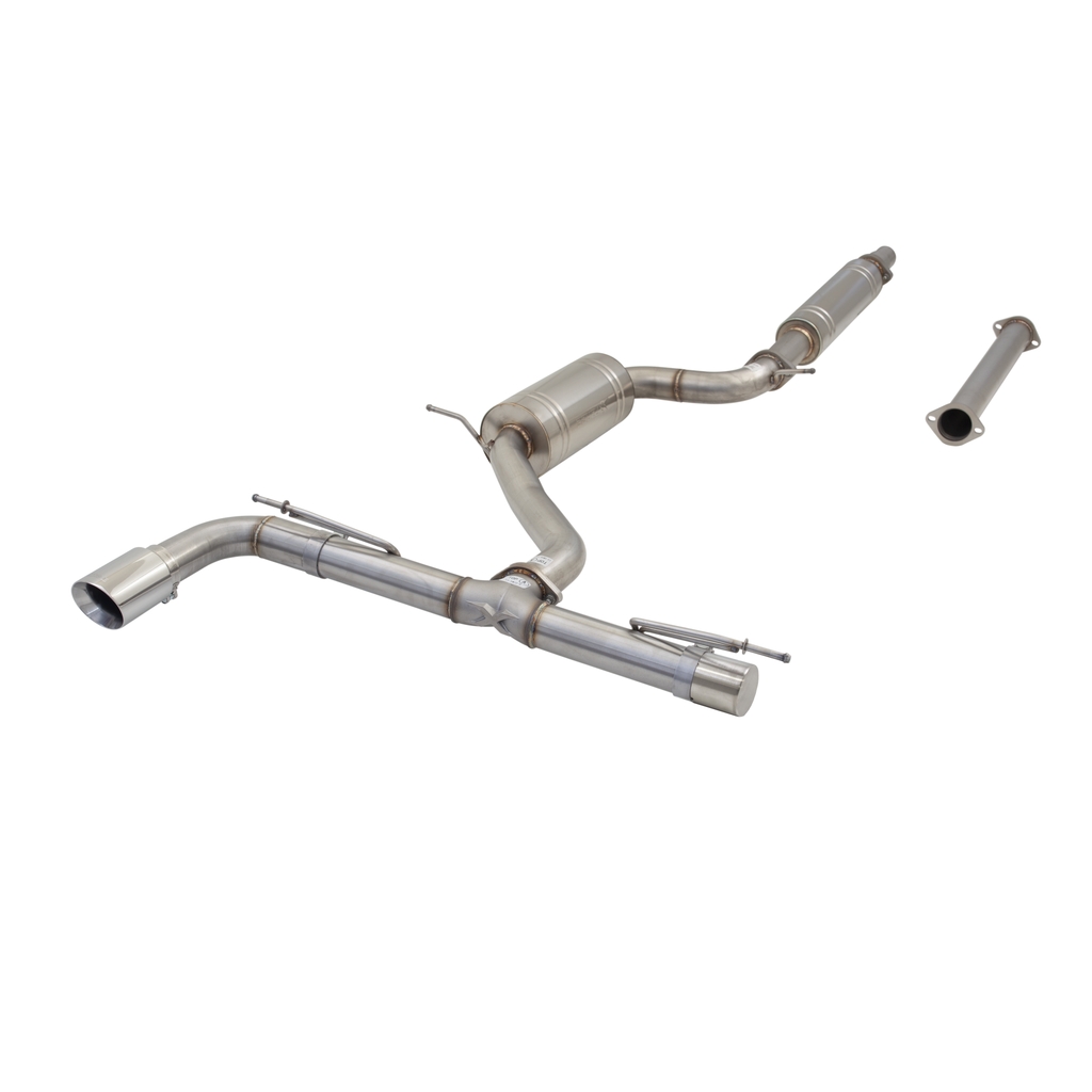 Xforce Catback Exhaust for VW Golf TSI MK7 MK8 1.4 Dual out or Antidrone