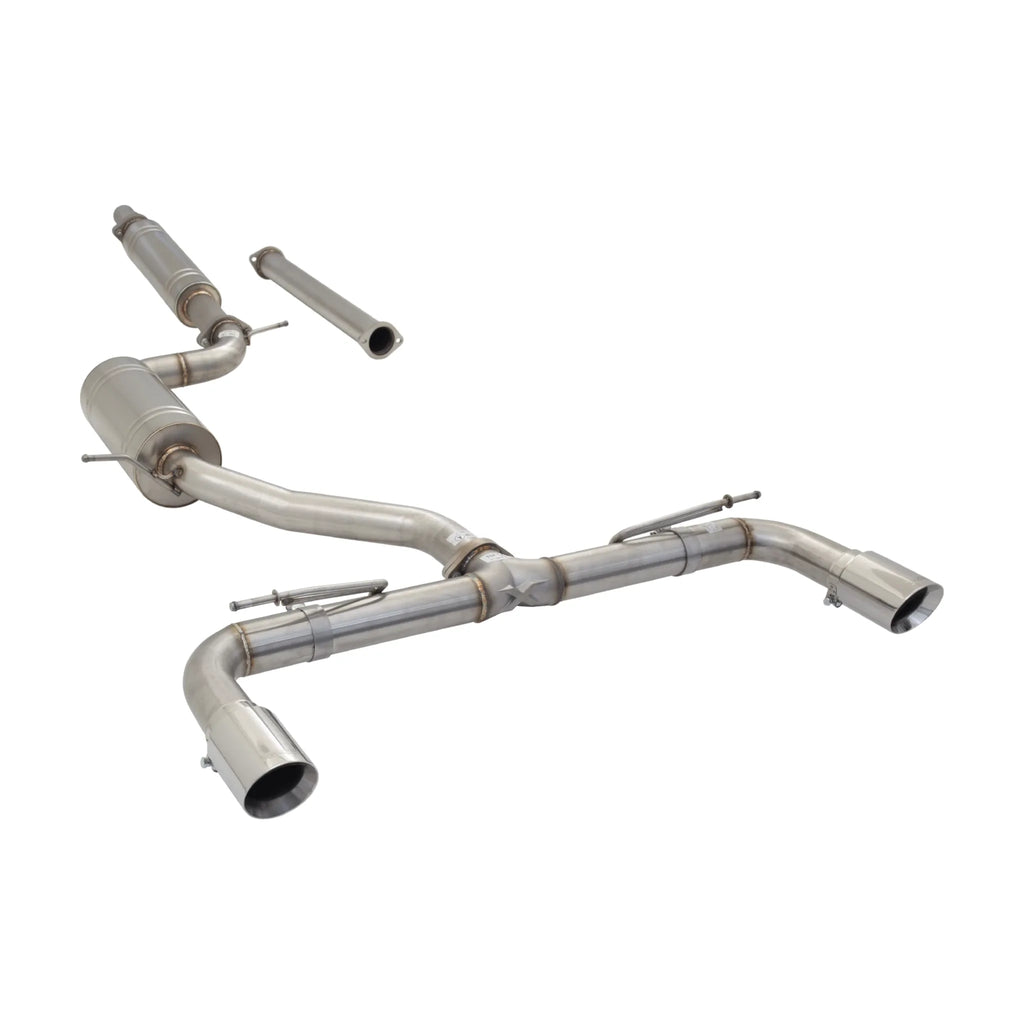 Xforce Catback Exhaust for VW Golf TSI MK7 MK8 1.4 Dual out or Antidrone