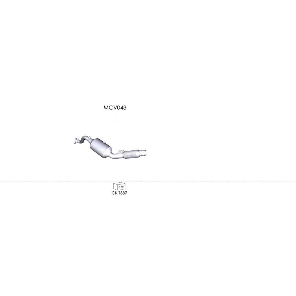 Unbranded Exhaust System for MERCEDES-BENZ Sprinter (06/2006 - 08/2017)