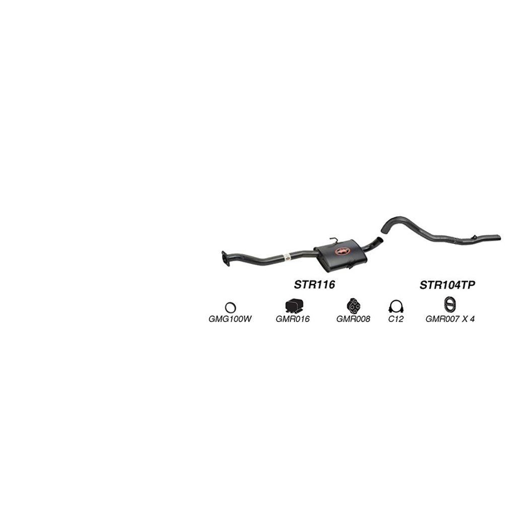 Redback Performance Exhaust System for Holden Commodore VS Sedan with Live Axle