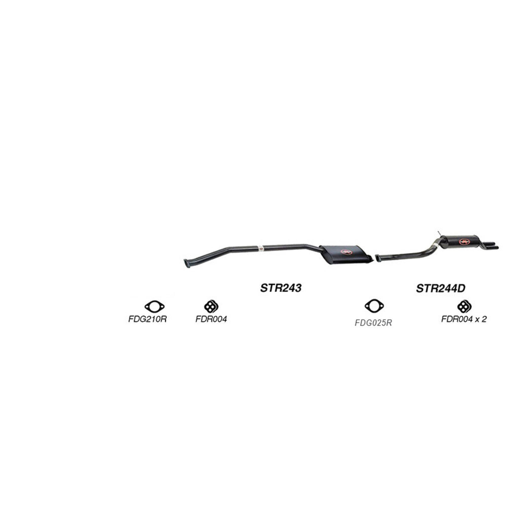 Redback Performance Exhaust System for Ford Falcon (07/1998 - 09/2002), Ford Falcon (10/1993 - 09/2002)