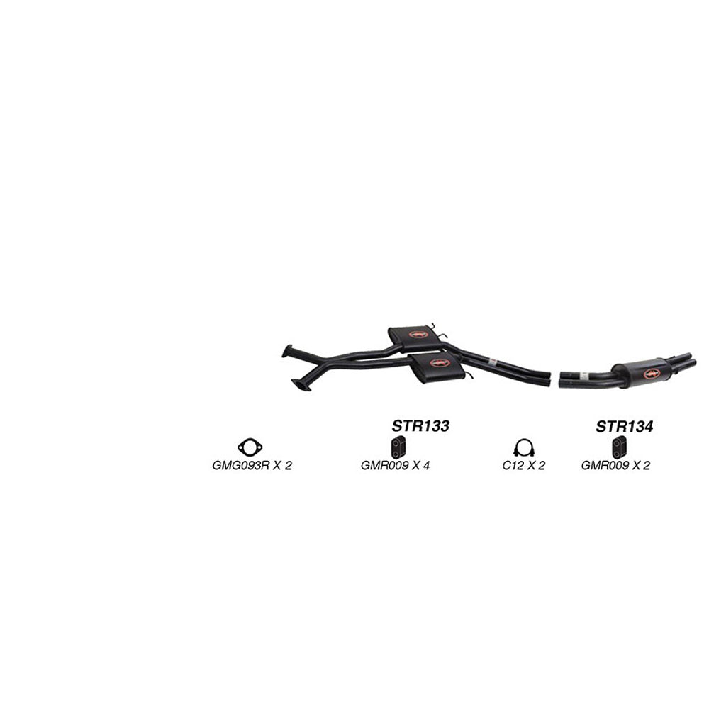 Redback Performance Exhaust System for Holden Statesman (06/1999 - 11/2002), Holden Commodore (09/2004 - 02/2006)