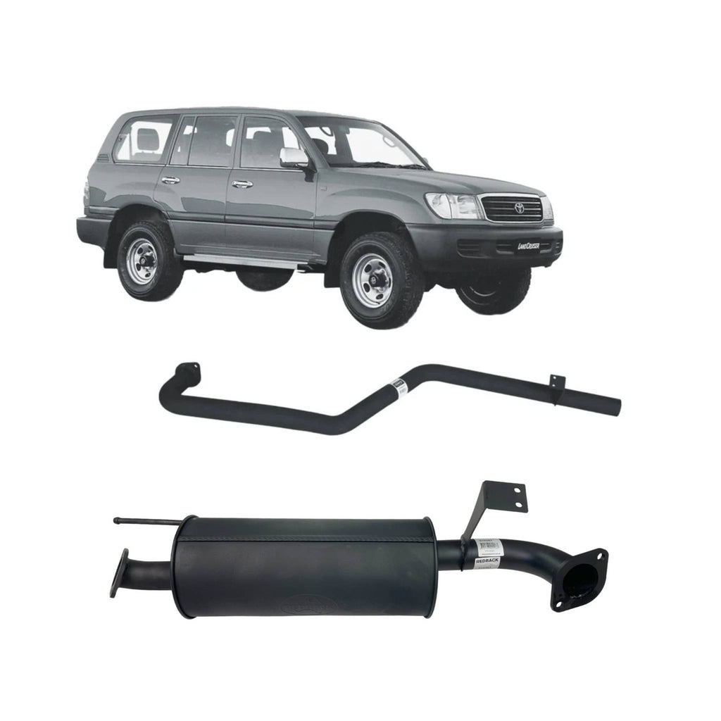 Redback Performance Exhaust System for Toyota Landcruiser 105 Series