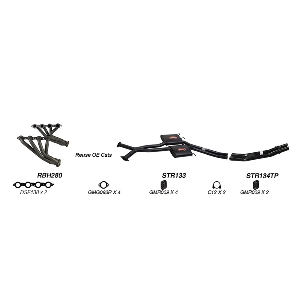 Redback Performance Exhaust System for Holden Commodore (2004 - 08/2007)