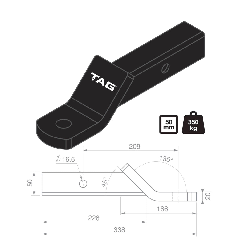 TAG Towing Accessory Starter Pack incl. Display Rack