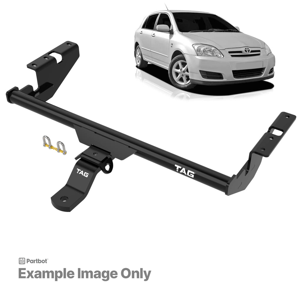 TAG Standard Duty Towbar & Universal Wiring for Toyota Corolla Hatchback (12/2001 - 05/2007)