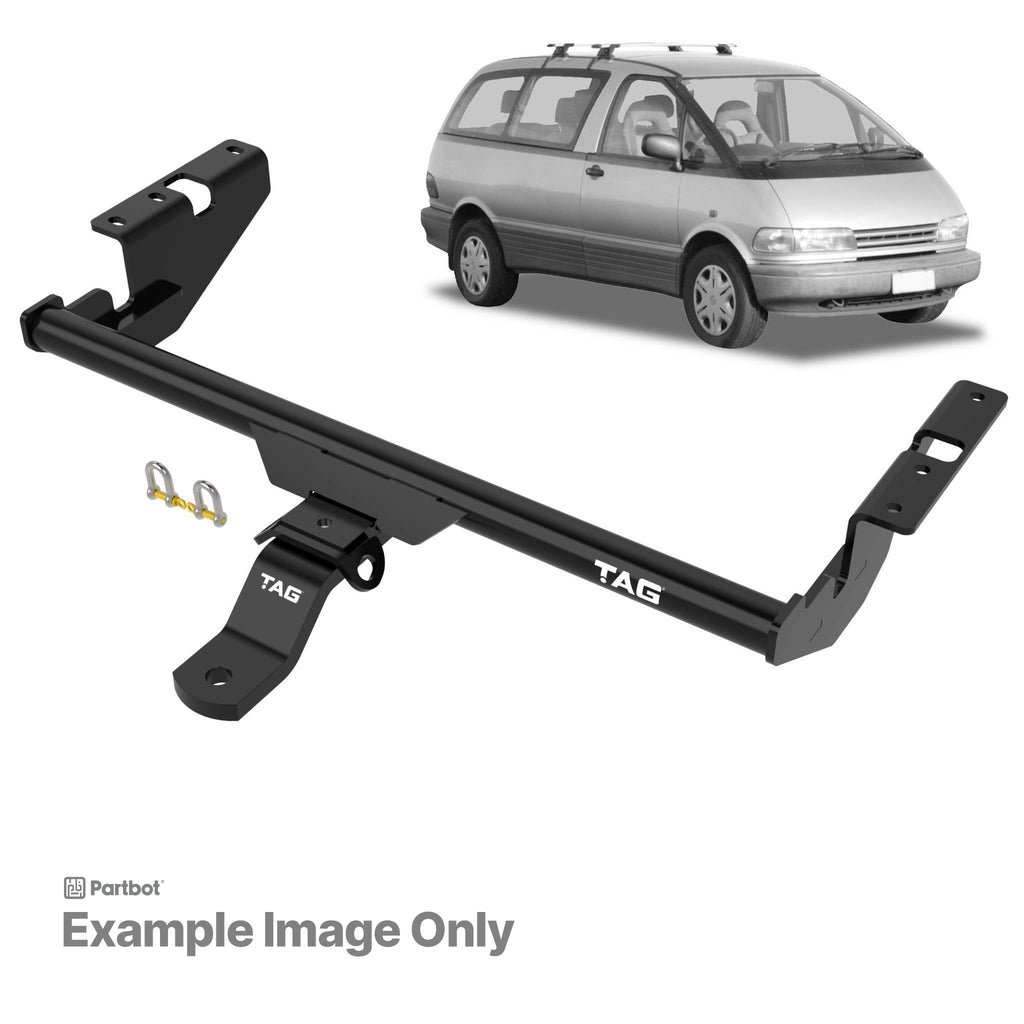TAG Standard Duty Towbar & Universal Wiring for Toyota Tarago (01/1990 - 08/2000)