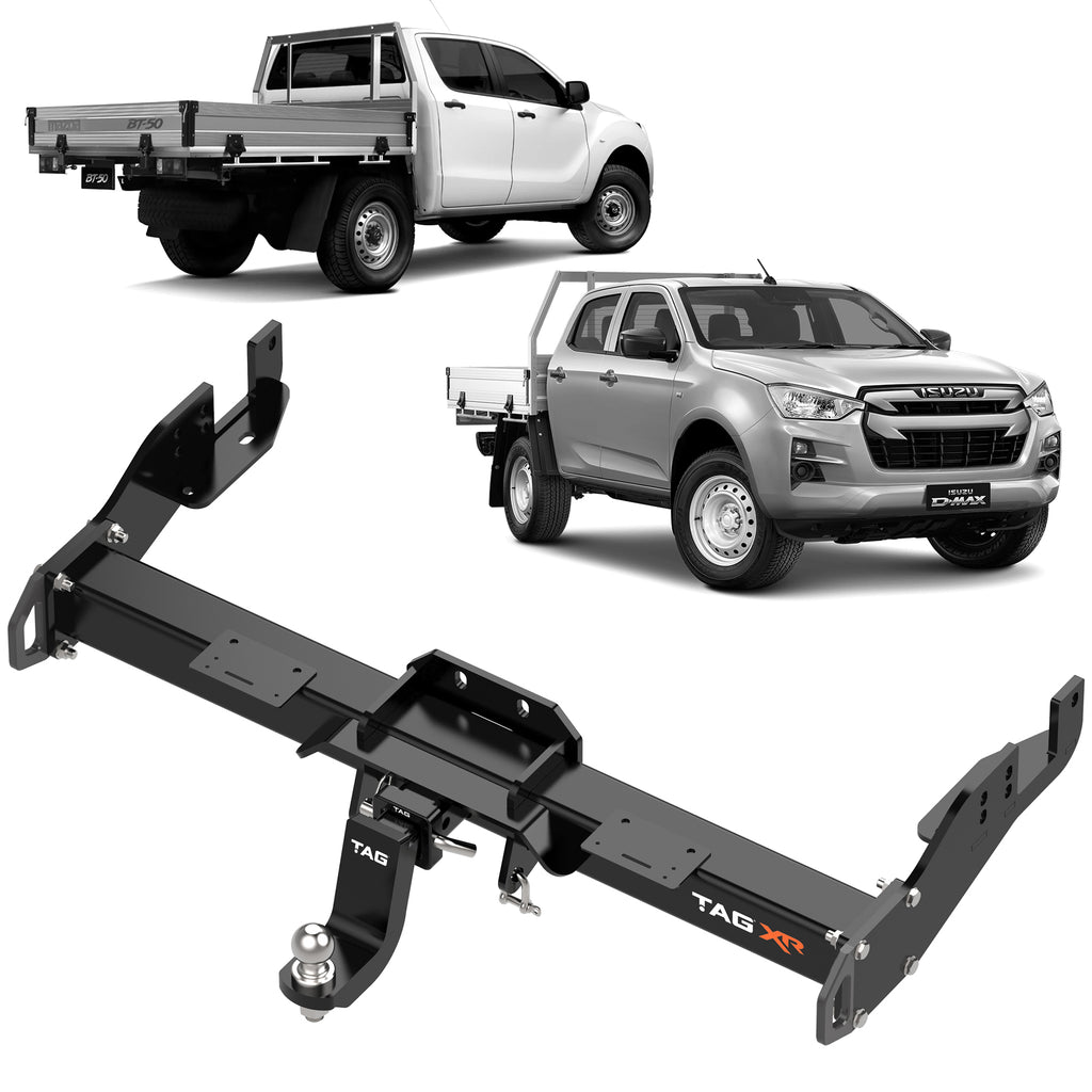 TAG Extreme Recovery Towbar for Mazda BT-50 & Isuzu D-MAX (07/2020 - on) - Cab Chassis Without Step