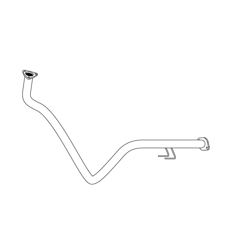 Unbranded Exhaust System for Toyota Hilux (11/1997 - 07/2005)