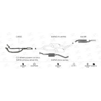 Unbranded Exhaust System for Holden Commodore (04/1995 - 08/1997)