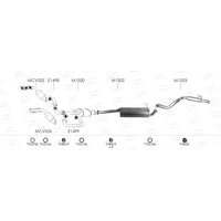 Unbranded Exhaust System for Toyota Prado (07/1996 - 02/2003)