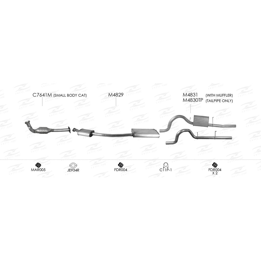 Unbranded Exhaust System for Ford Falcon (06/1999 - 09/2002)