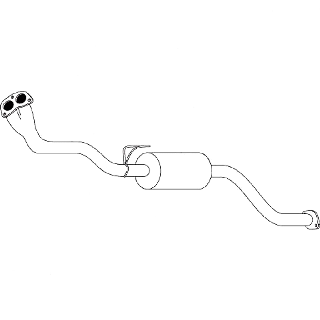 Unbranded Exhaust System for Toyota Hilux (01/1998 - 04/2005)