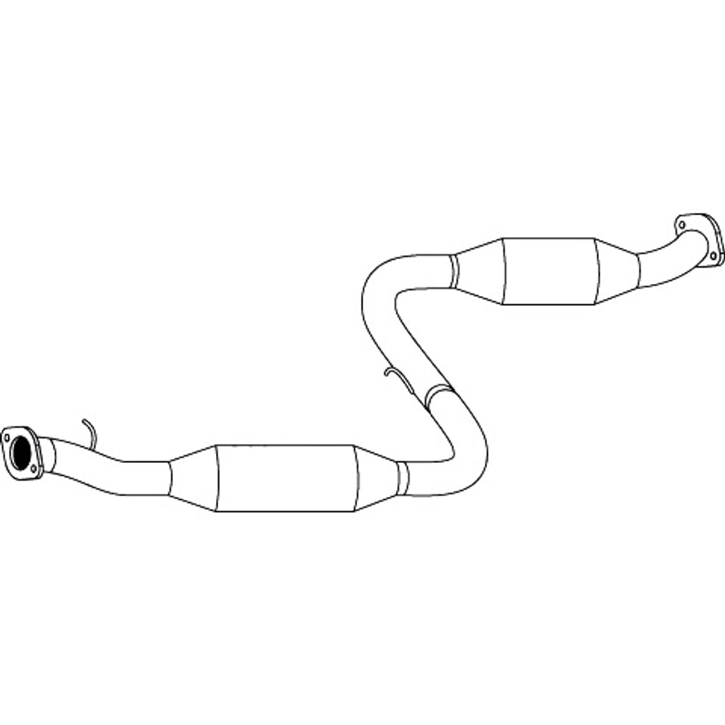 Unbranded Exhaust System for Hyundai Sonata (03/1989 - 02/1992)