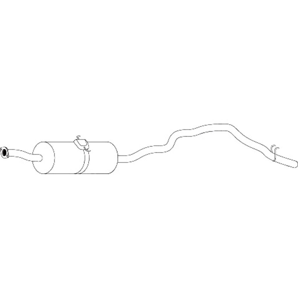 Unbranded Standard Replacement Exhaust for Toyota Hiace (01/1989 - 02/2005)