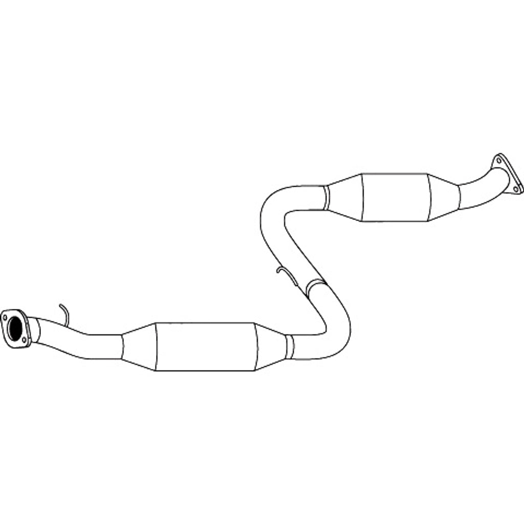 Unbranded Exhaust System for Hyundai Sonata (03/1989 - 02/1992)