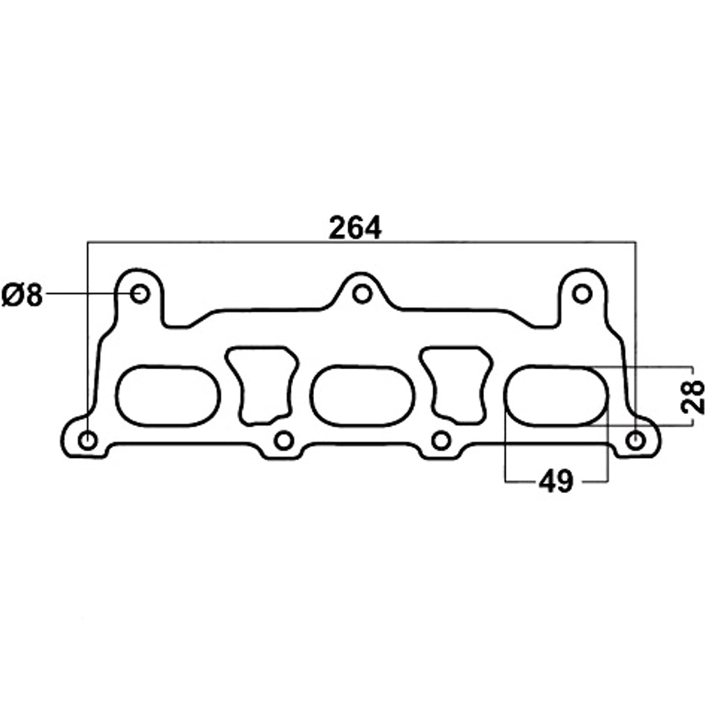 Redback Header Gasket for Holden Calais (01/2004 - on), Commodore (01/2004 - on), Statesman (01/2004 - on)