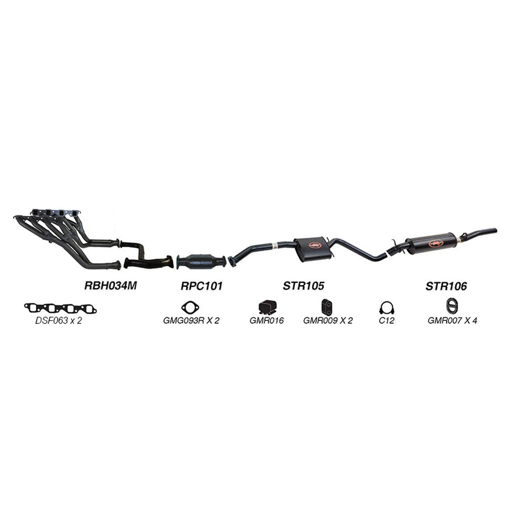 Redback Performance Exhaust System for Holden Commodore (09/1991 - 09/1997), Calais (09/1991 - 09/1997), Holden Caprice (04/1990 - 02/1994)