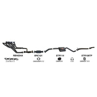 Redback Performance Exhaust System for Holden Commodore (03/1990 - 06/1999), Caprice (03/1990 - 06/1999), Calais (03/1990 - 06/1999), Statesman (03/1990 - 06/1999), Holden Caprice (04/1990 - 02/1994)