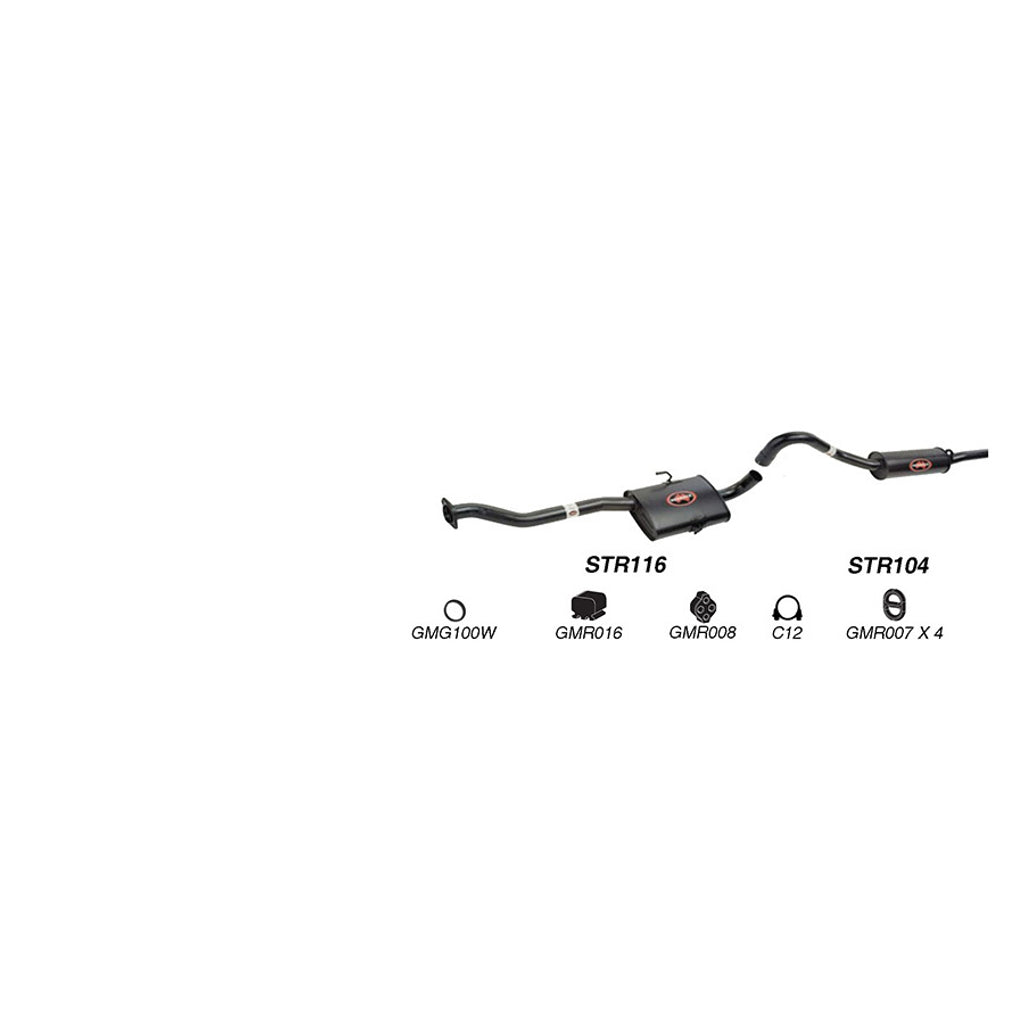 Redback Performance Exhaust System for Holden Commodore (08/1988 - 10/1991), Holden Commodore (04/1995 - 1997), Calais (04/1995 - 1997)