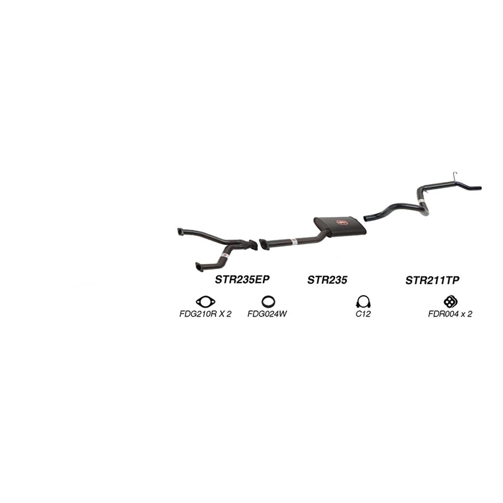 Redback Performance Exhaust System for Ford Falcon (01/1991 - 09/2002), Fairmont (01/1991 - 09/2002), Ford Falcon (09/1998 - 09/2002), Ford Falcon (09/1998 - 09/2002)