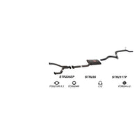 Redback Performance Exhaust System for Ford Falcon (01/1991 - 09/2002), Fairmont (01/1991 - 09/2002), Ford Falcon (09/1998 - 09/2002), Ford Falcon (09/1998 - 09/2002)