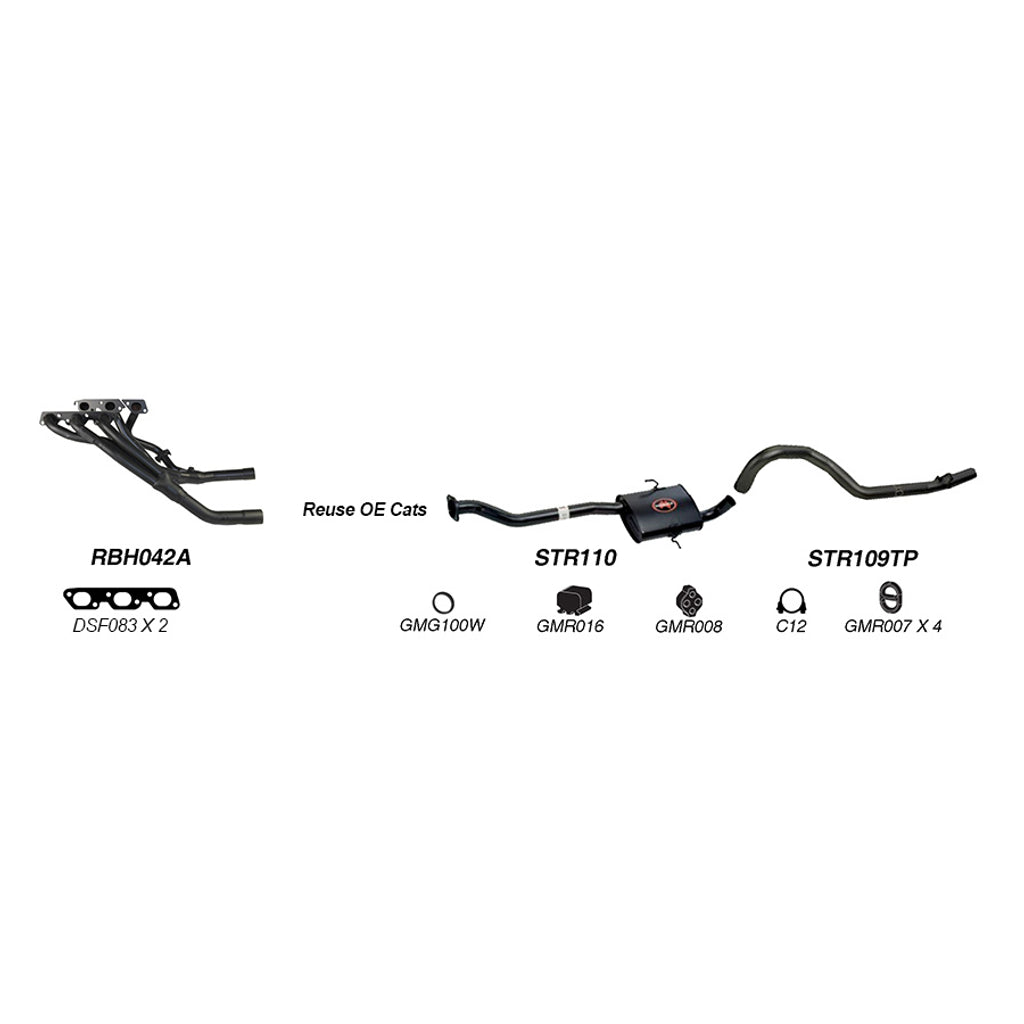 Redback Performance Exhaust System for Holden Commodore (04/1995 - 12/2000)