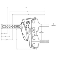 CURT Rebellion XD ShockDrop Ball Mount Kit