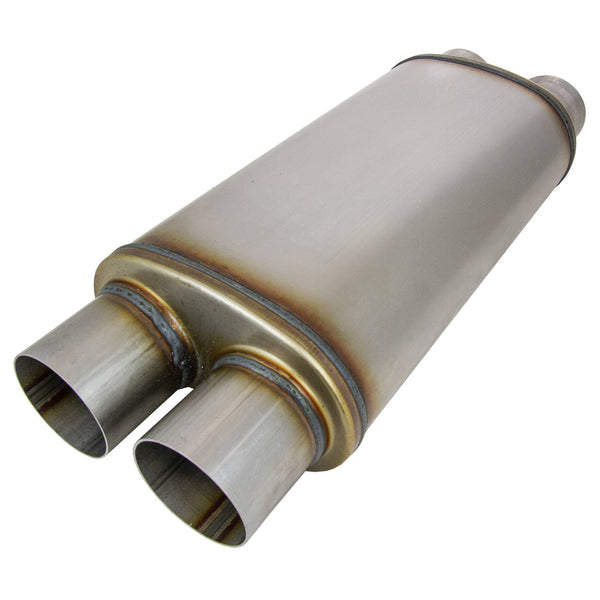 8X5 Oval X Pipe Muffler 203mm (8") x 127mm (5")