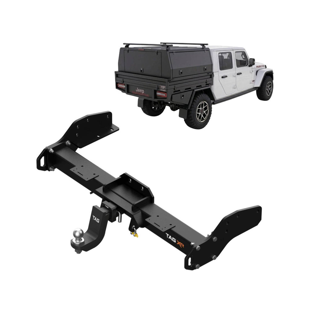 TAG Extreme Recovery Towbar & Universal Wiring for Jeep Gladiator Cab Chassis (JT) (01/20-on)