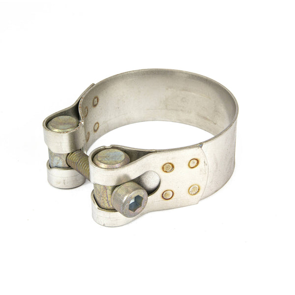 PipeFit Clamp - 35mm wide - 76mm to 82mm - 409 Stainless