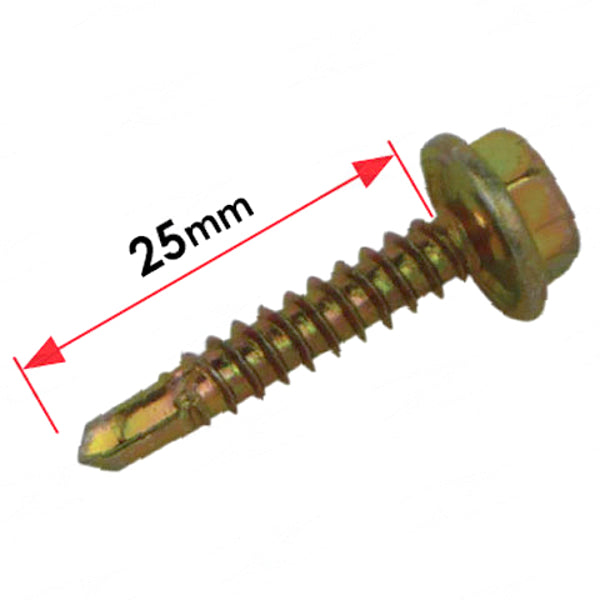 Self Drilling Metal Hex 10-16 x 25mm