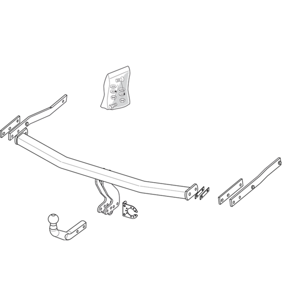 Brink Towbar European for Renault Megane (11/2002 - on), Grand Scénic (11/2002 - on)