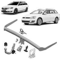 Brink Towbar European for Volkswagen Golf (07/2009 - on), Volkswagen Golf Alltrack (12/2014 - 12/2020), Skoda Octavia (01/2021 - on), Skoda Octavia (06/2020 - on), Volkswagen Golf (04/2013 - 12/2020), Skoda Octavia (11/2012 - 03/2020), Skoda Octavia...