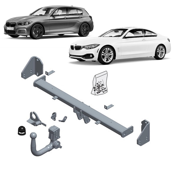 Brink Towbar for BMW 4 (03/2014 - 03/2020), BMW X1 (11/2014 - 12/2022), BMW 3 (07/2012 - 06/2019), BMW 1 F21 (12/2011 - 12/2019), BMW 4 (07/2013 - 05/2020), BMW 3 (11/2011 - on), BMW 1 F20 (07/2011 - 06/2019), BMW 2 (11/2013 - 03/2018), BMW 4 (07/2013...