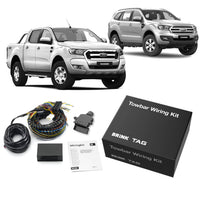 TAG Heavy Duty Towbar & Direct Fit Wiring for Next-Gen Ford Ranger (06/2022 - 12/2024), Volkswagen Amarok (12/2022 - on) - Styleside Utes