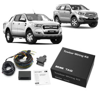 TAG Heavy Duty Towbar & Direct Fit Wiring Kit for Ford Ranger PX2 PX3 Styleside Tub Models (06/2016 - 06/2022)