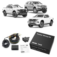 TAG Heavy Duty Towbar & Direct Fit Wiring for Styleside Ford Ranger (06/2022 - 12/2024) Volkswagen Amarok (12/2022 - on) - Tub Body With Step