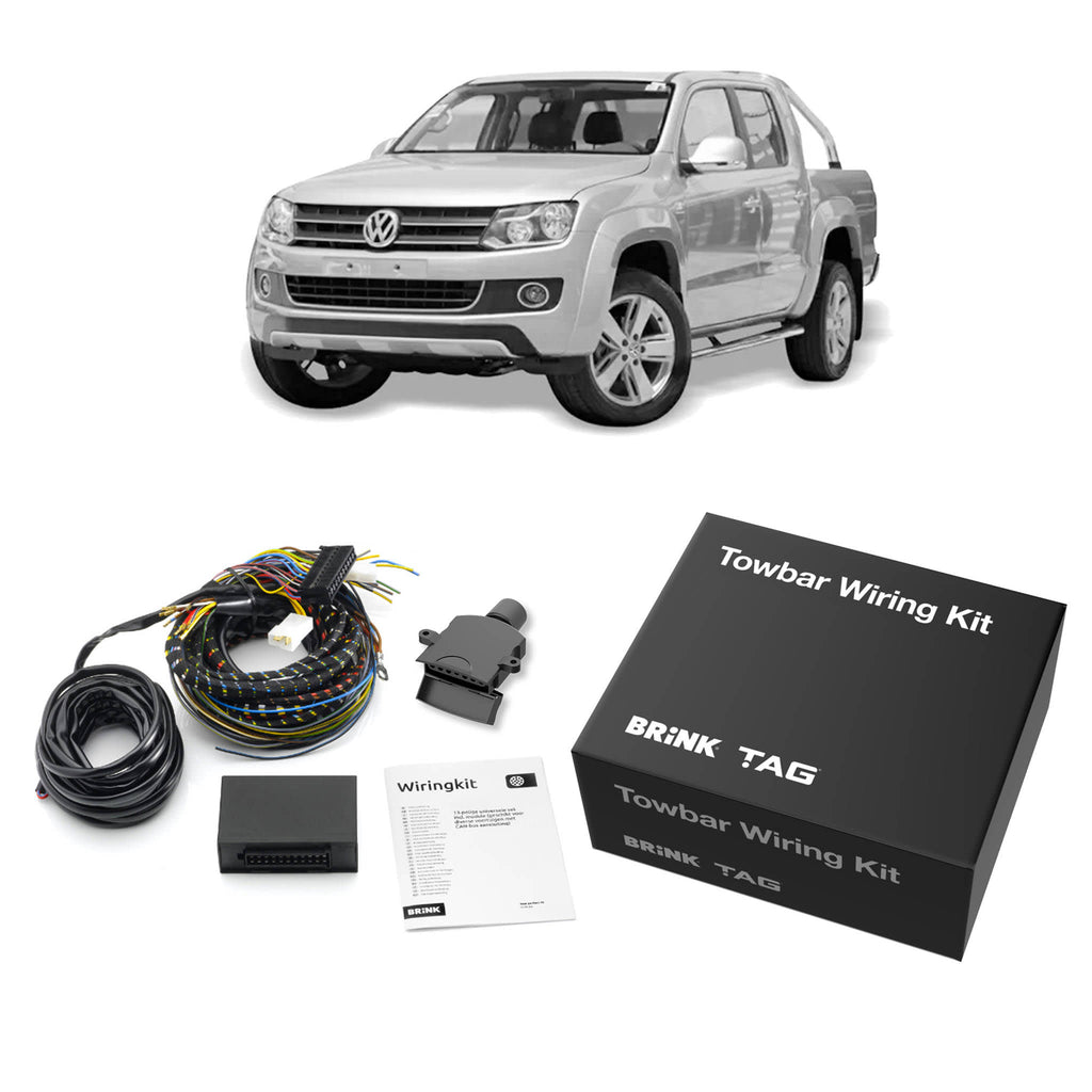 TAG Heavy Duty Towbar & Direct Fit Wiring Kit for Volkswagen Amarok 2H (02/2011 - 12/2022) - Tub With Step