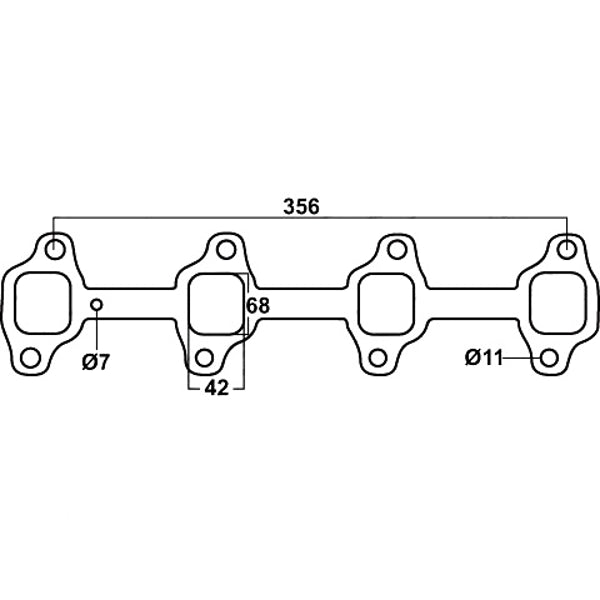 Header Gasket For Toyota Land Cruiser 3B Diesel