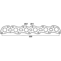 Redback Header Gasket for Holden Calais (03/1986 - 1988), Commodore (03/1986 - 1988)