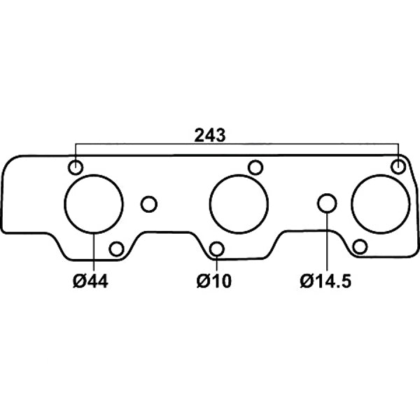 Header Gasket For Mitsubishi Pajero NH, NF & NK, V6, Year 1988-1992, Mitsubishi Magna TR & TS, Mitsubishi 6G72