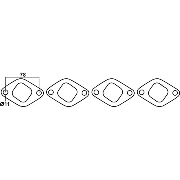 Header Gasket For Nissan Navara D21 & D22, TD25 & TD27, 2.5L, 2.7L & 3.2L, Year 1986-on