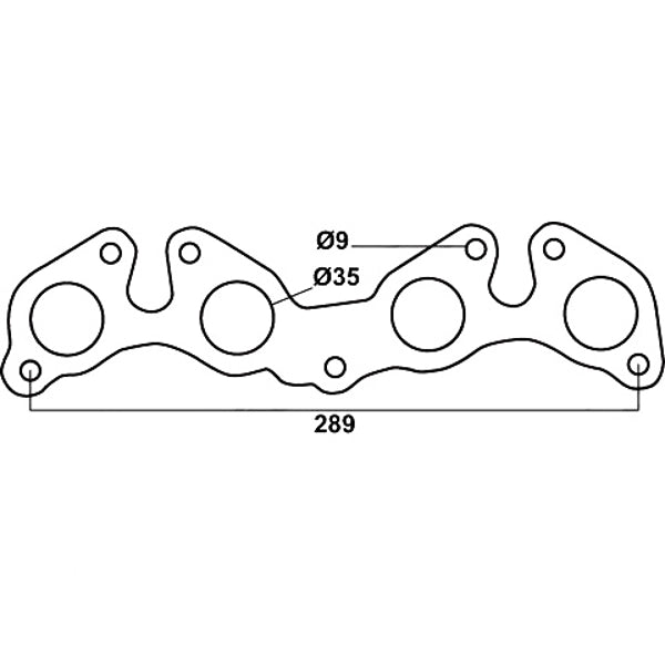 Header Gasket For Holden Astra & Nissan Pulsar, E13 1270cc, E15 1488cc, E16  1597cc, 4 Cylinders
