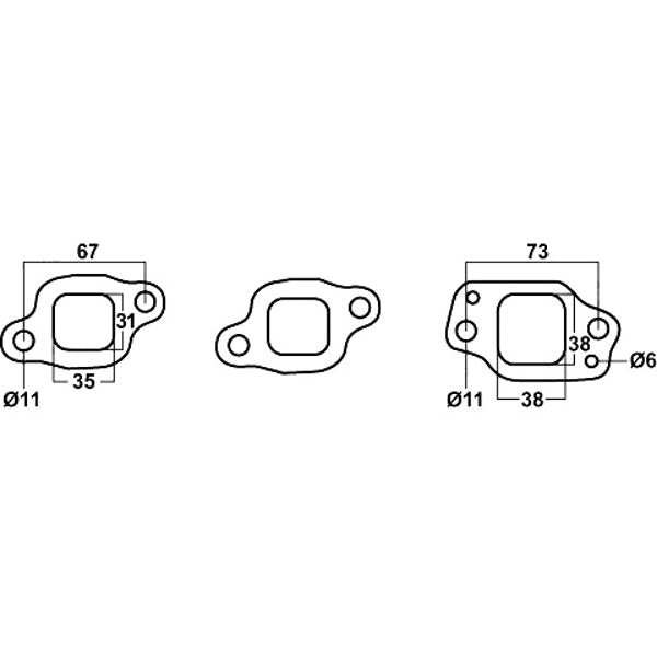 Header Gasket For Daihatsu Rocky F55P, F70 & F77, Delta V24 & V34 F27, Scat F60& F65, Diesel 2800cc