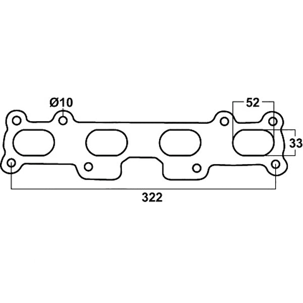 Header Gasket For Ford Laser KF, KH & KJ, TX3, Mazda 323 & Astina, Mazda BP, 1.8L Twin cam, Cemjo