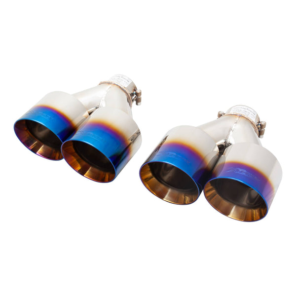 Xforce Blue Exhaust Tips for Subaru WRX/STI Sedan 2011 to 2023 Blue Tips
