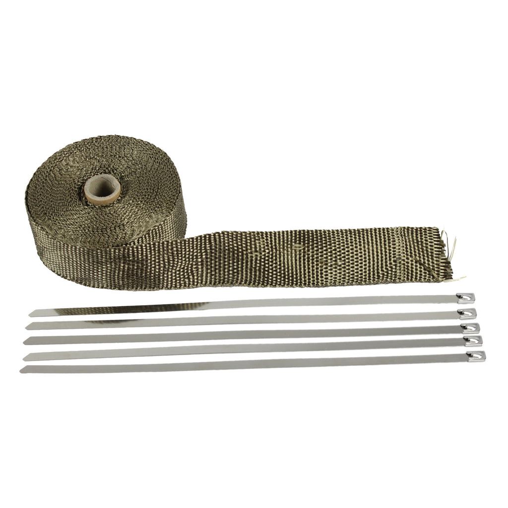 HEAT TAPE TITANIUM 51MM X 2MM X 10M WITH 5 CABLE TIES (CTS35008)